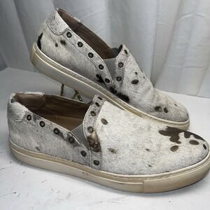 Chocolat Blu Neve Cowhide Design Brown Tan Shoe Size 7.5